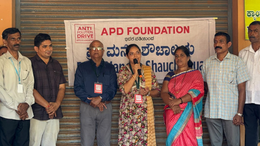 APD Foundation free toilets to BPL families